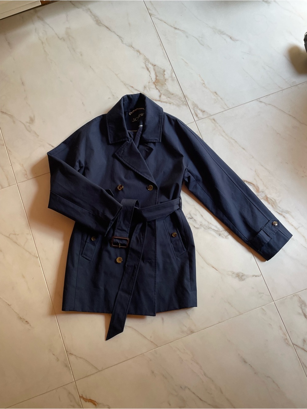 J crew trench coat